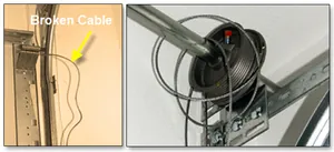 broken cable Repair By Master Pro Garage Door in Maryland